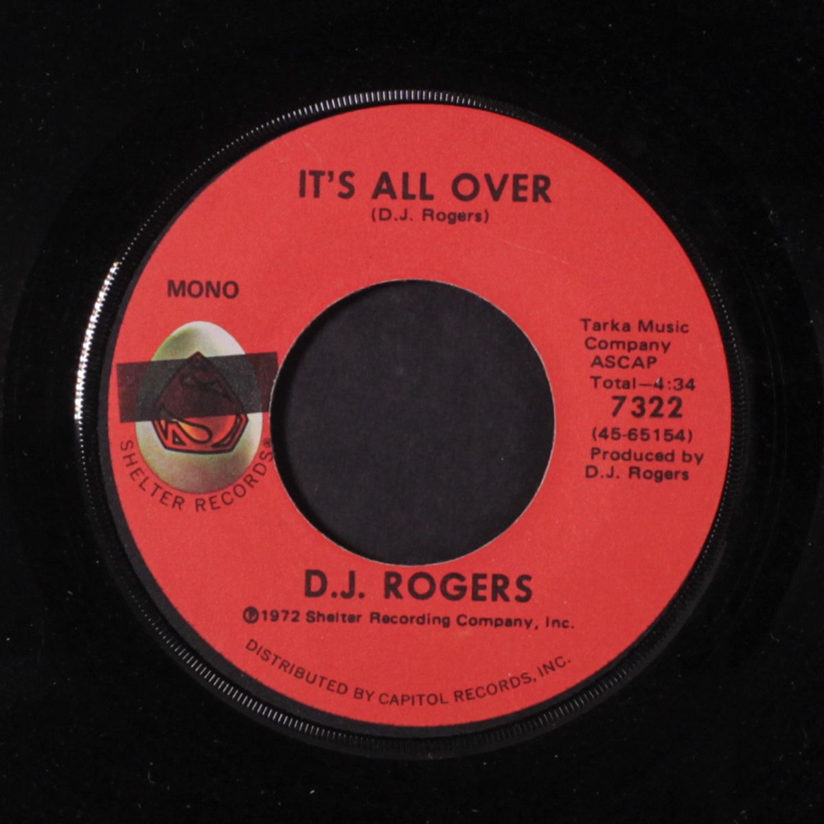 listen to the message / it's all over by D.J. ROGERS