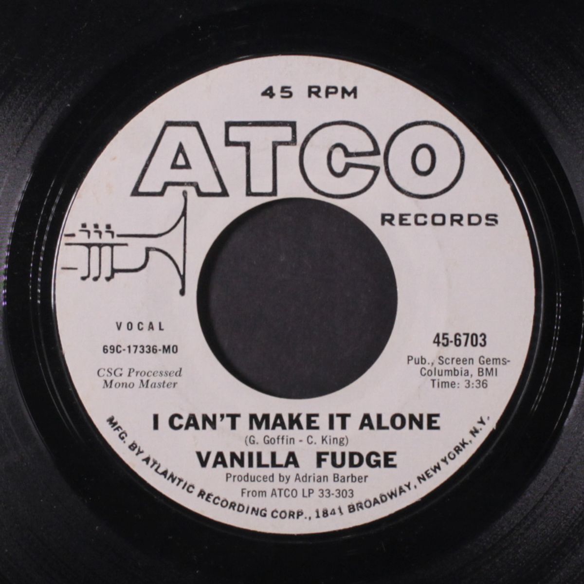 i can't make it alone / need love by VANILLA FUDGE