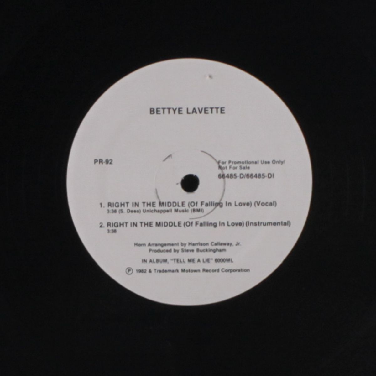 right in the middle / tell me tomorrow by BETTYE LAVETTE / SMOKEY ROBINSON