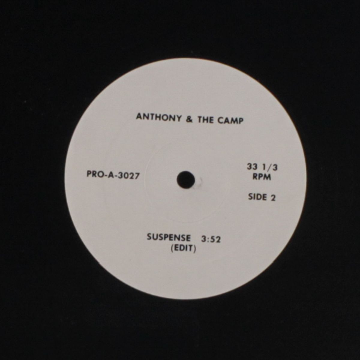 suspense / edit by ANTHONY & THE CAMP