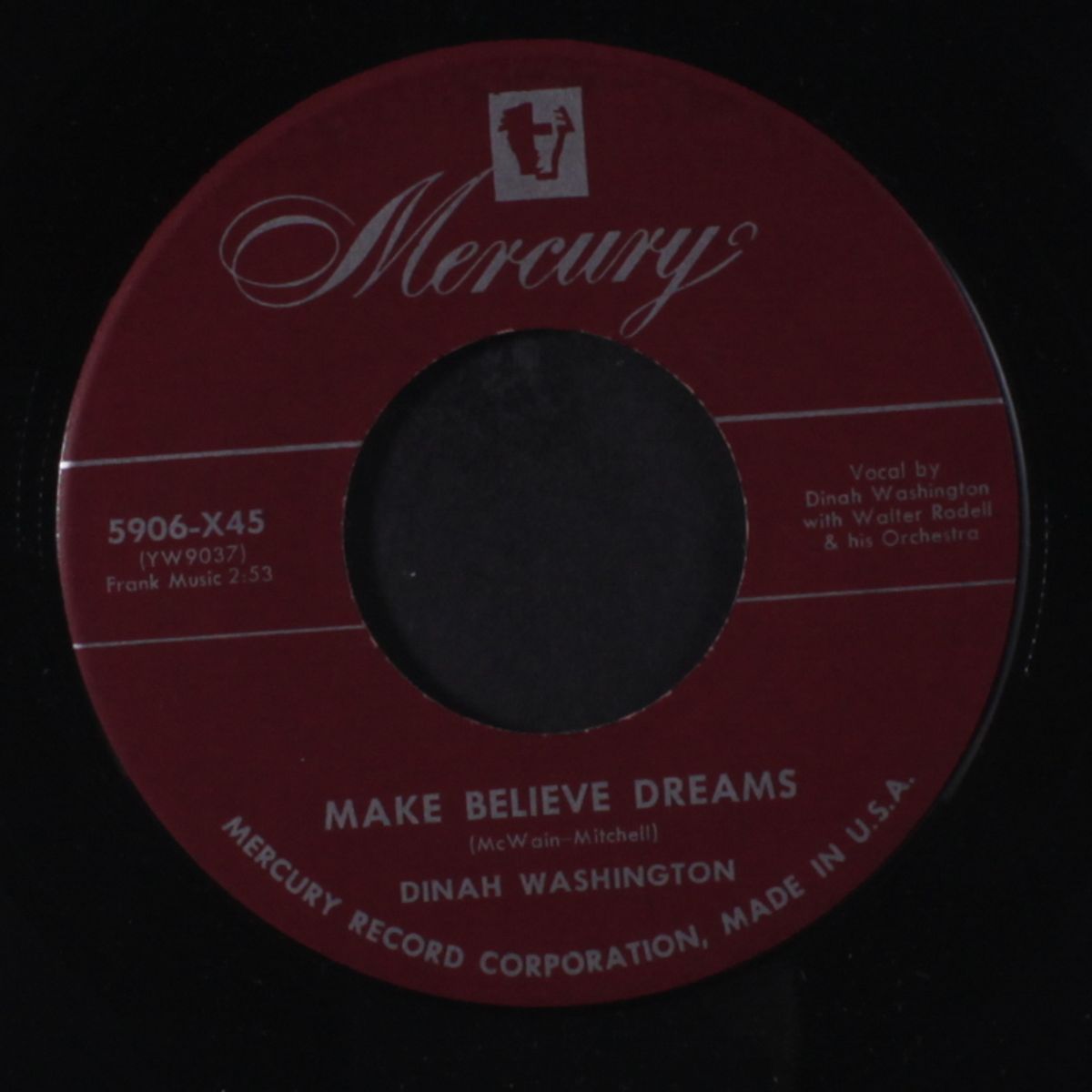 stormy weather / make believe dreams by DINAH WASHINGTON