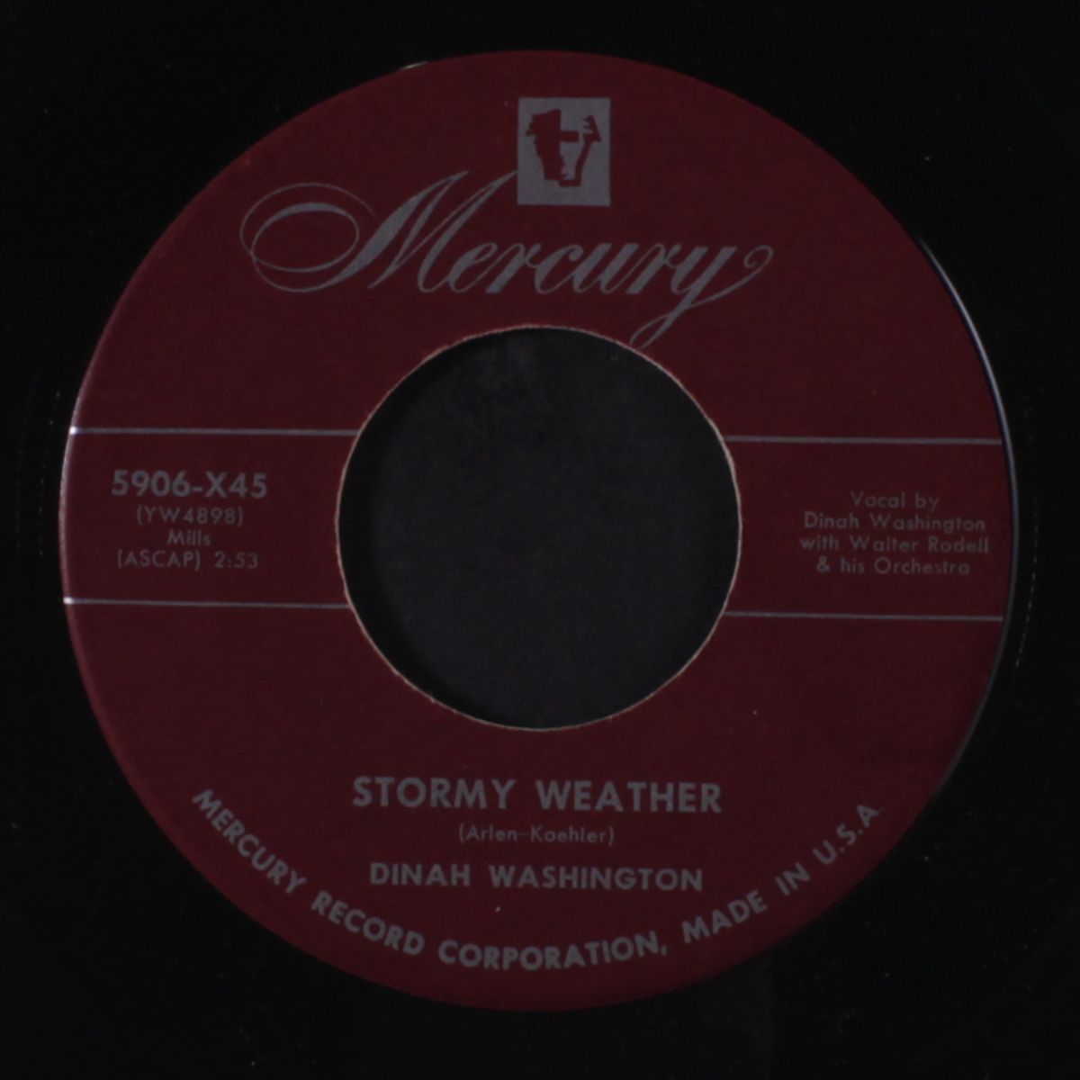 stormy weather / make believe dreams by DINAH WASHINGTON