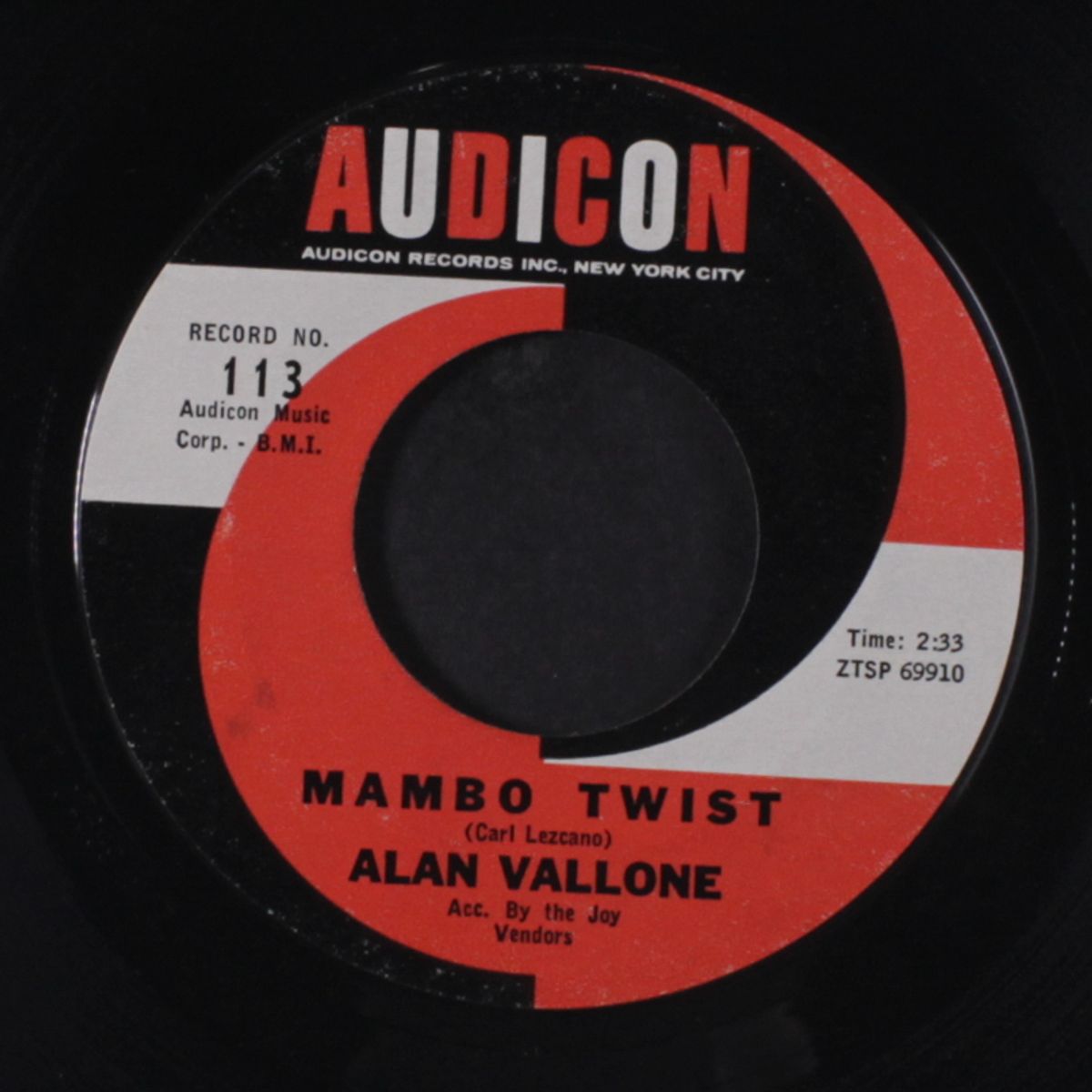 hands off / mambo twist by ALAN VALLONE