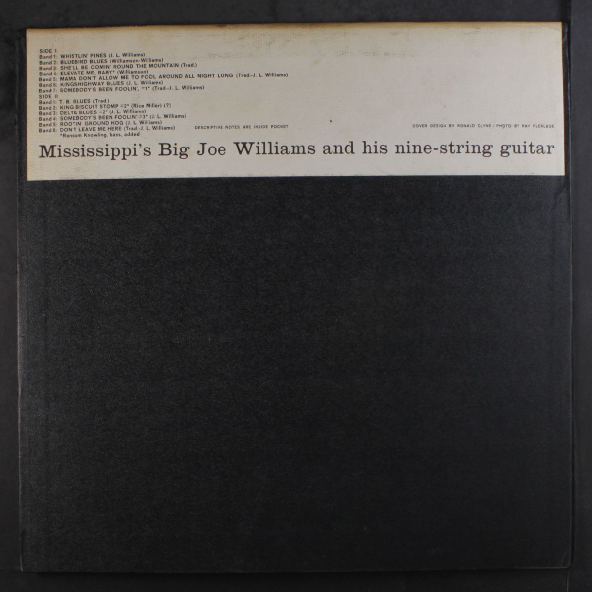 and his nine-string guitar by BIG JOE WILLIAMS