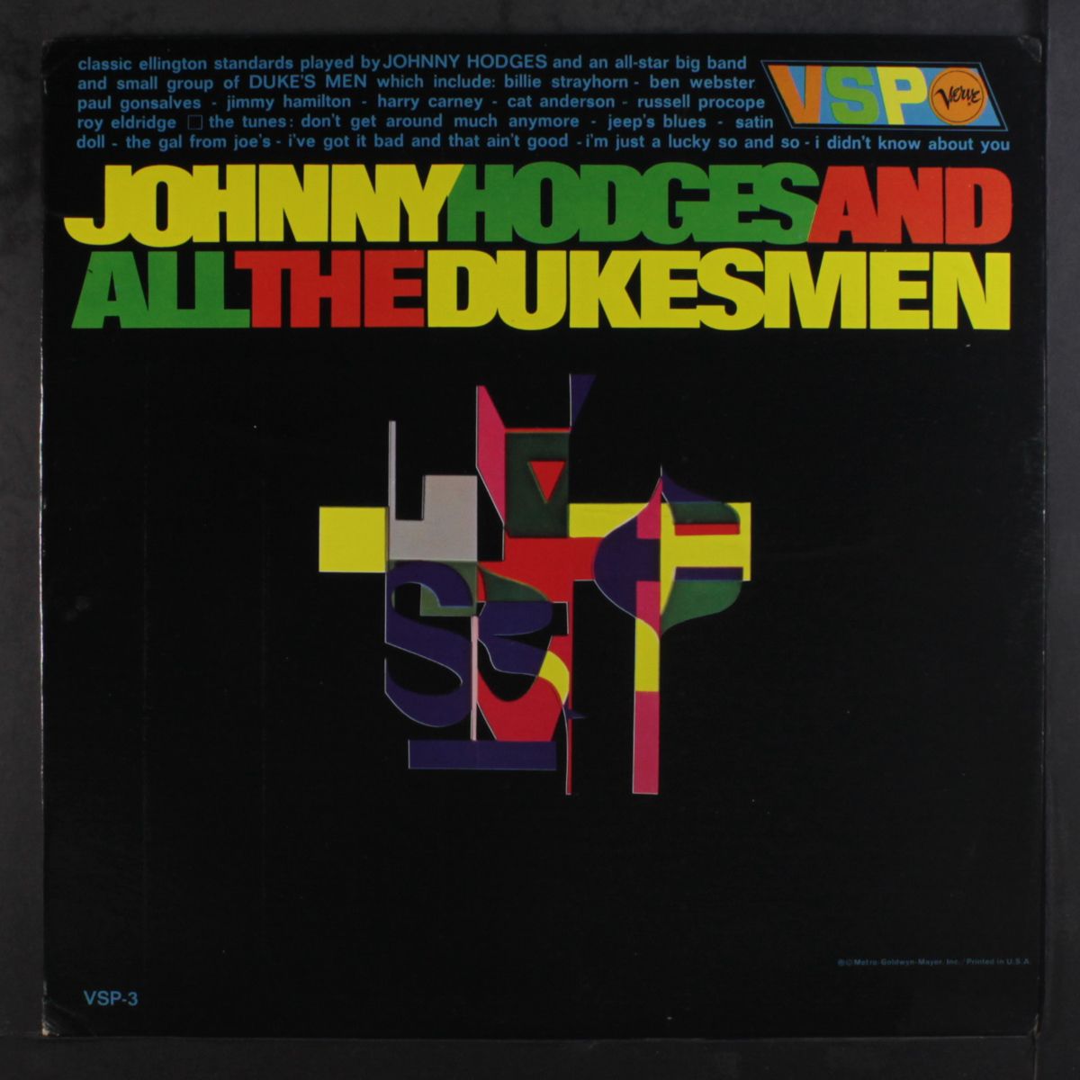 johnny hodges and all the duke's men by JOHNNY HODGES