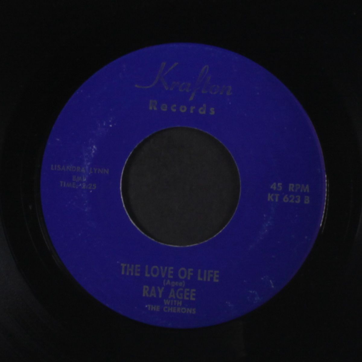 roll on baby / the love of life by RAY AGEE