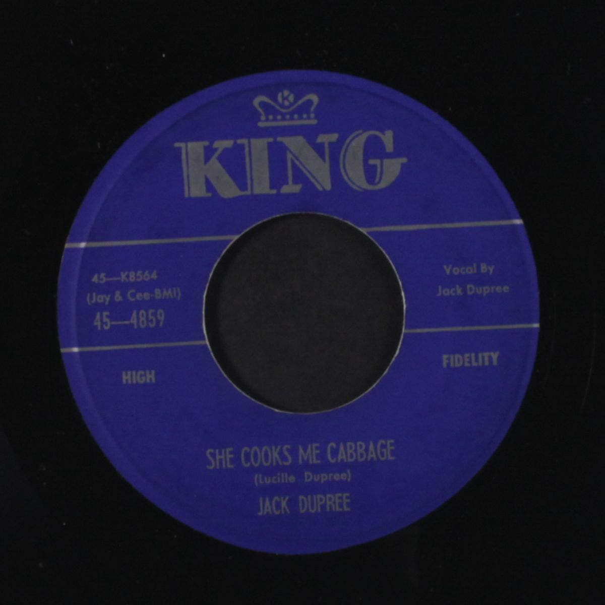 she cooks me cabbage / silent partner by JACK DUPREE