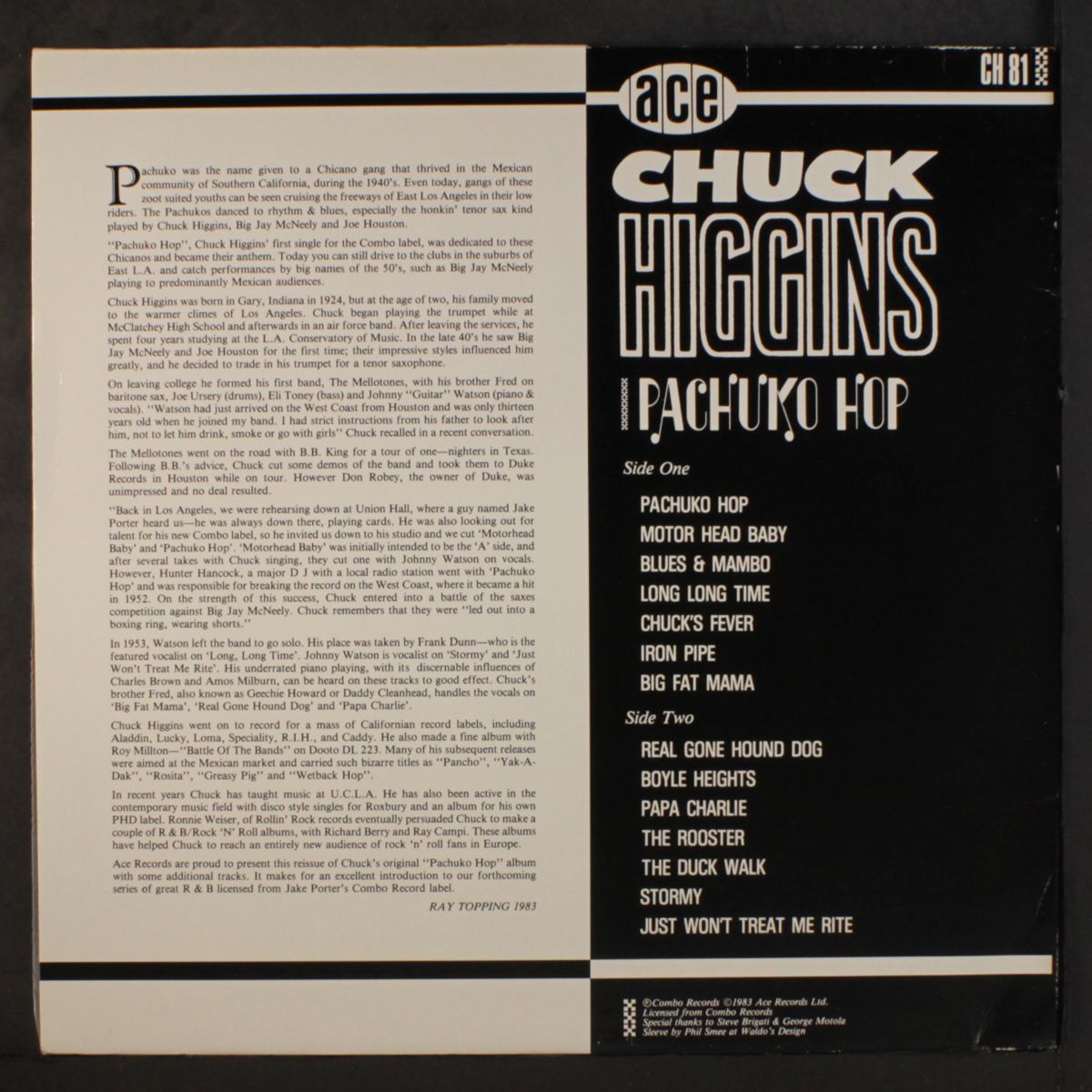 pachuko hop by CHUCK HIGGINS