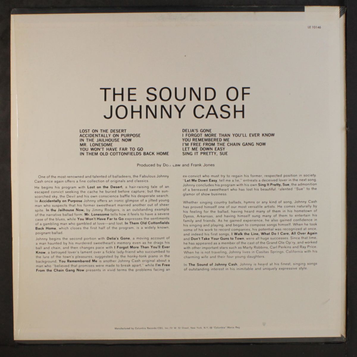 the sound of by JOHNNY CASH