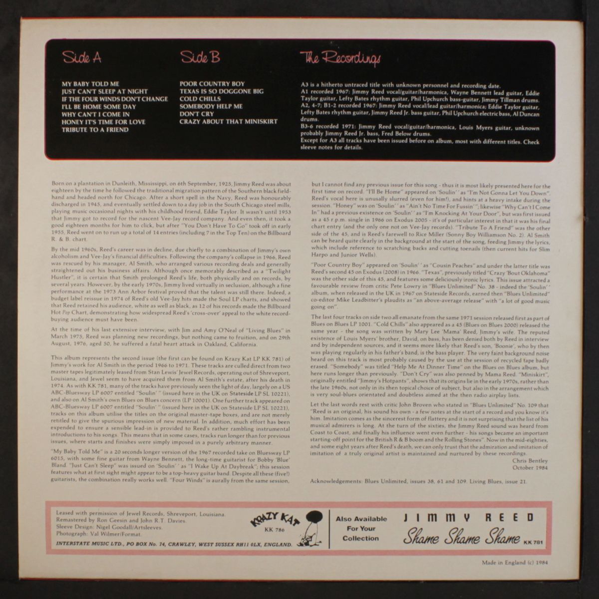 cold chills by JIMMY REED