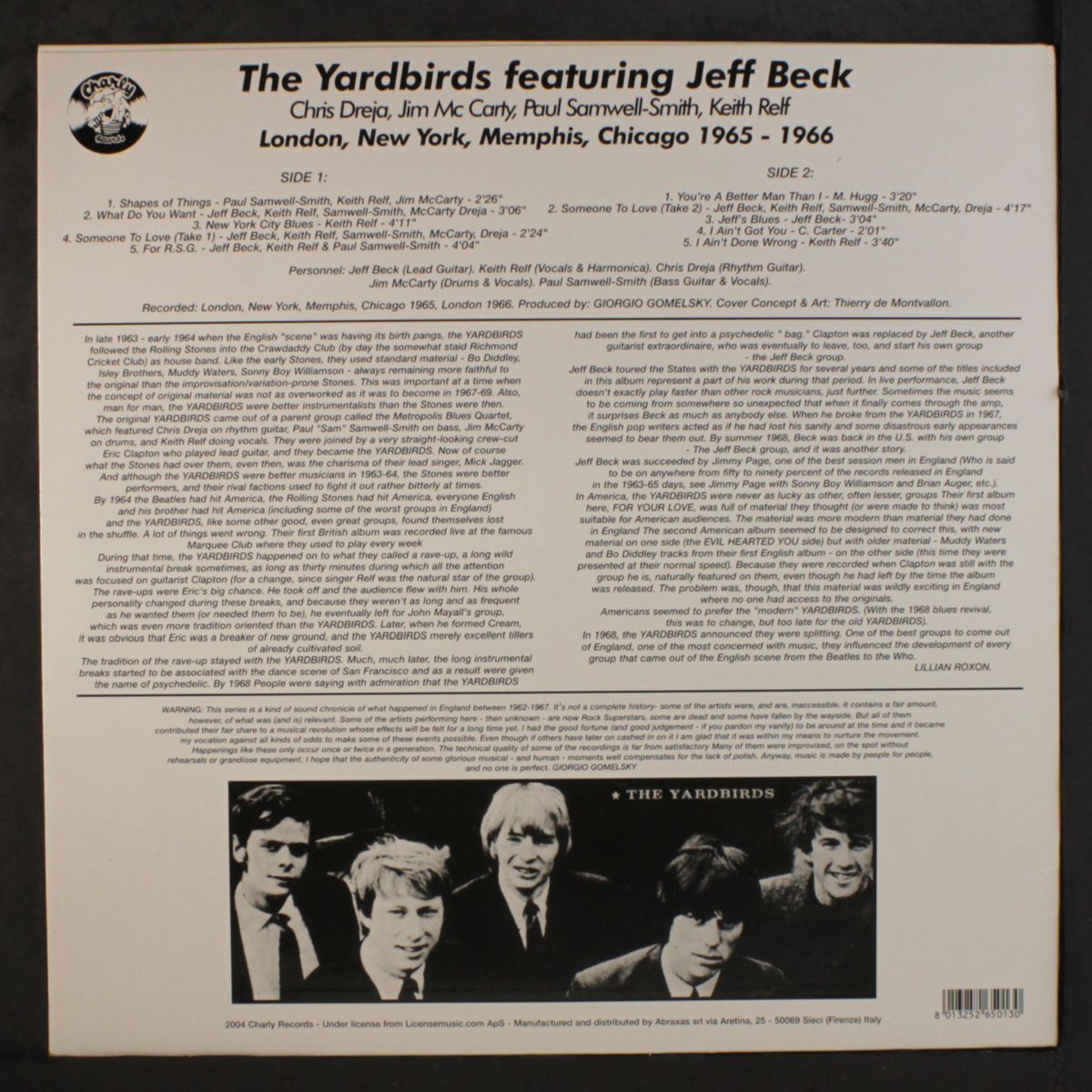 london, new york, memphis, chicago by YARDBIRDS