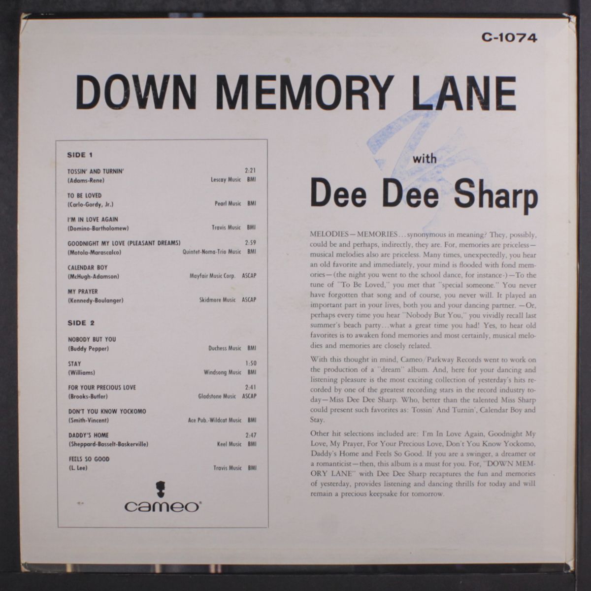 down memory lane by DEE DEE SHARP