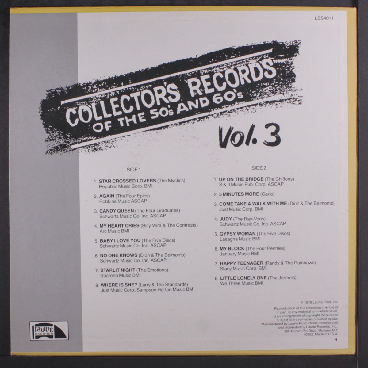 collector's records of the 50's and 60's, vol. 3 by VARIOUS