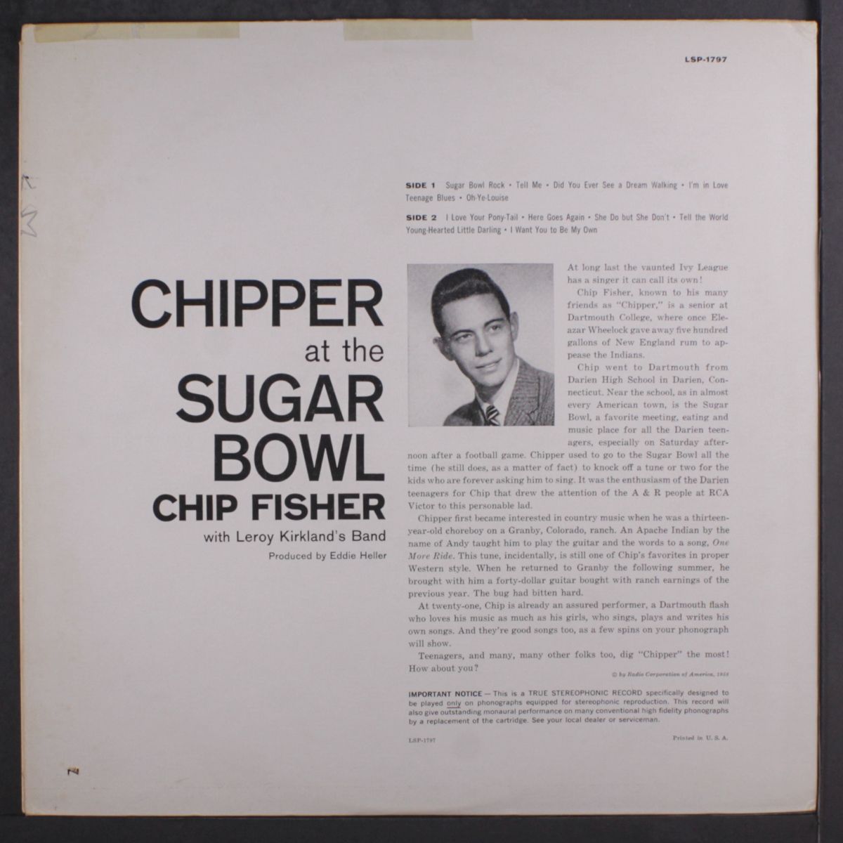 chipper at the sugar bowl by CHIP FISHER