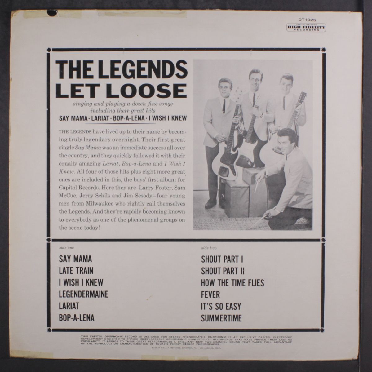 let loose by LEGENDS