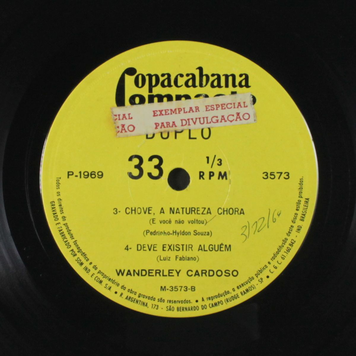 canto de esquecer adeus hier encore / sim ... e melhor / chove, a natu by WANDERLEY CARDOSO
