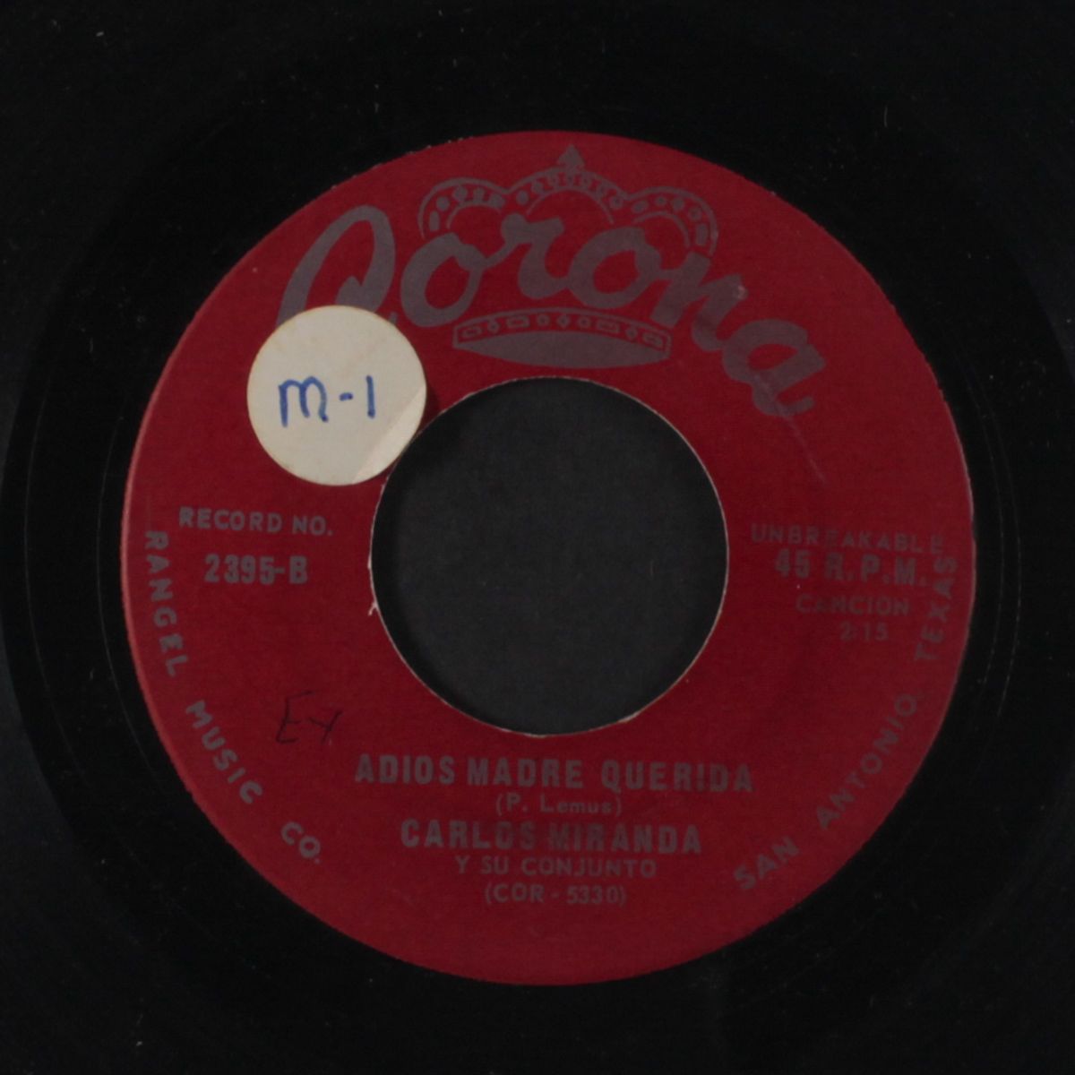 no compro amores / adios madre querida by CARLOS MIRANDA