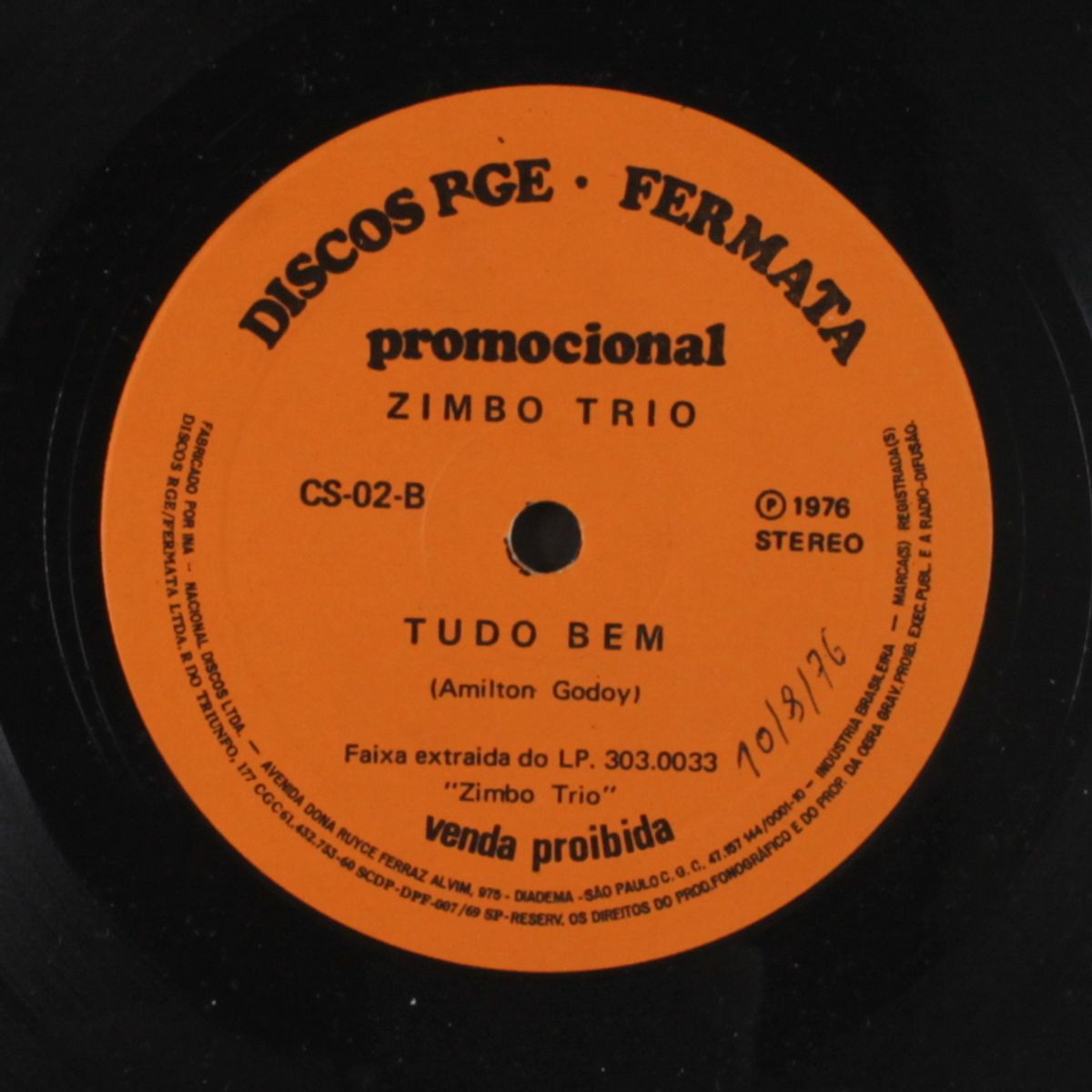 fe cega, faca amolada / tudo bem by ZIMBO TRIO