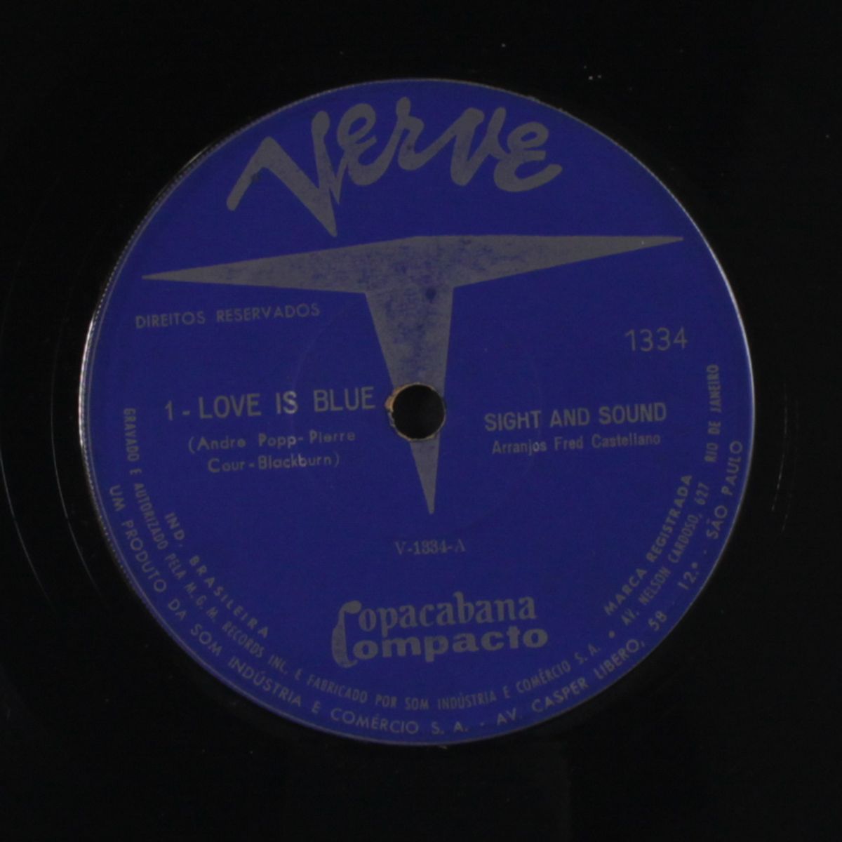 love is blue / tears of joj by SIGHT AND SOUND