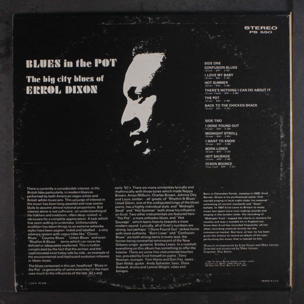 blues in the pot by ERROL DIXON