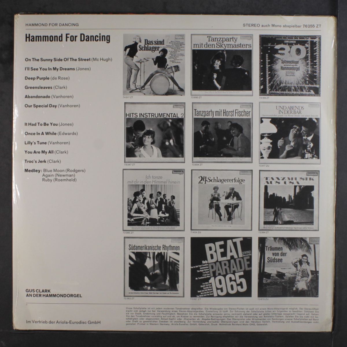 hammond for dancing by GUS CLARK