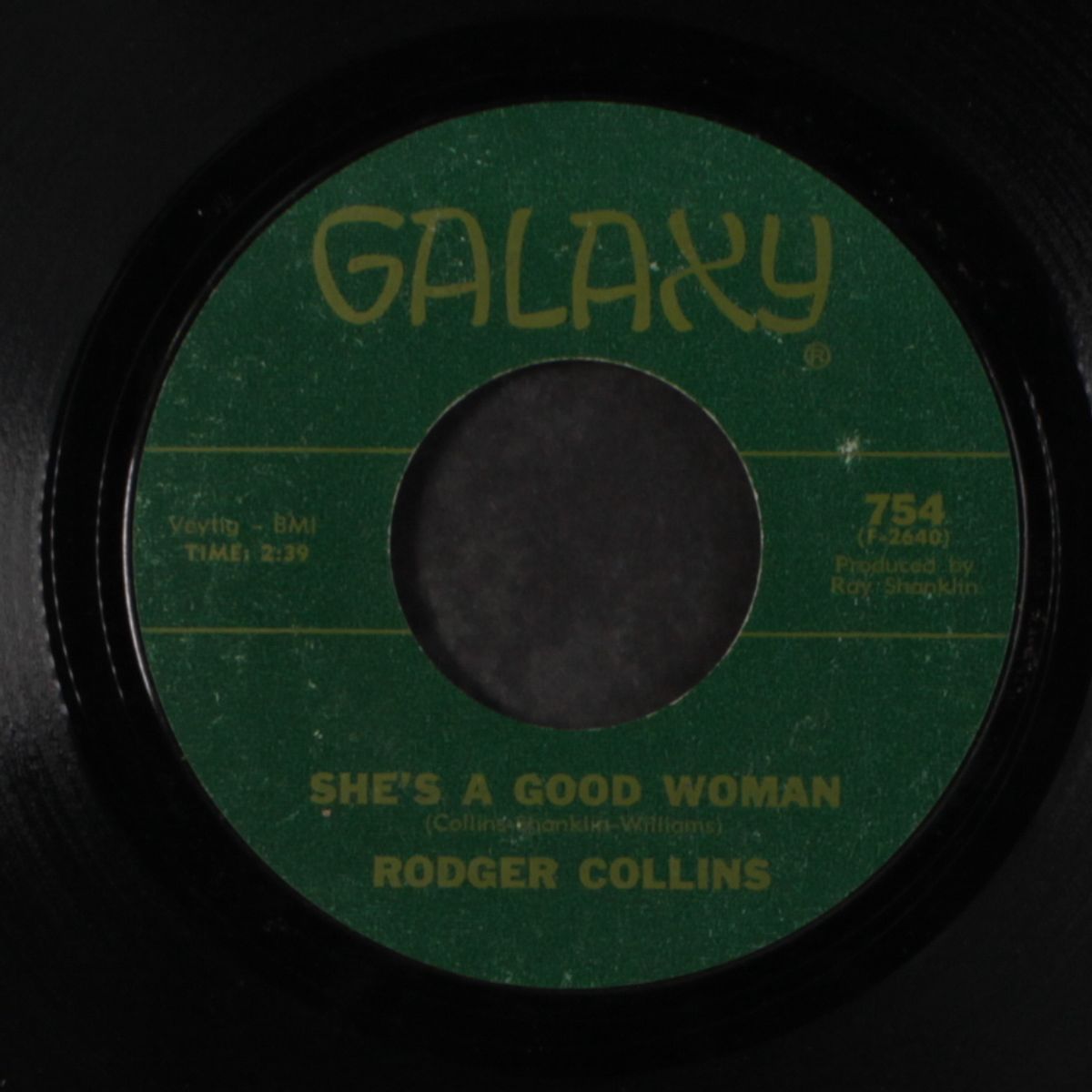 she's a good woman / ain't going to forget it by RODGER COLLINS