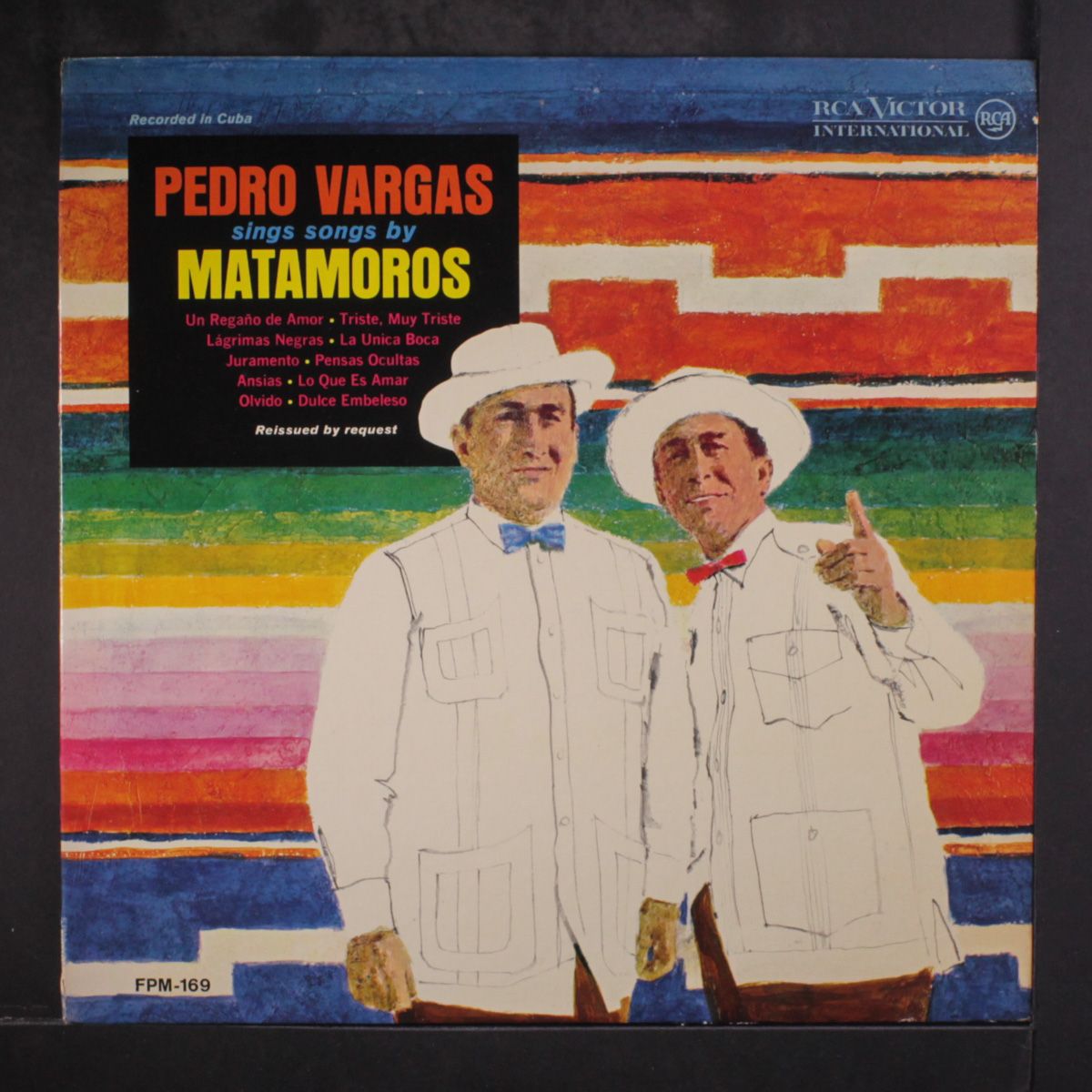 sings songs by matamoros by PEDRO VARGAS