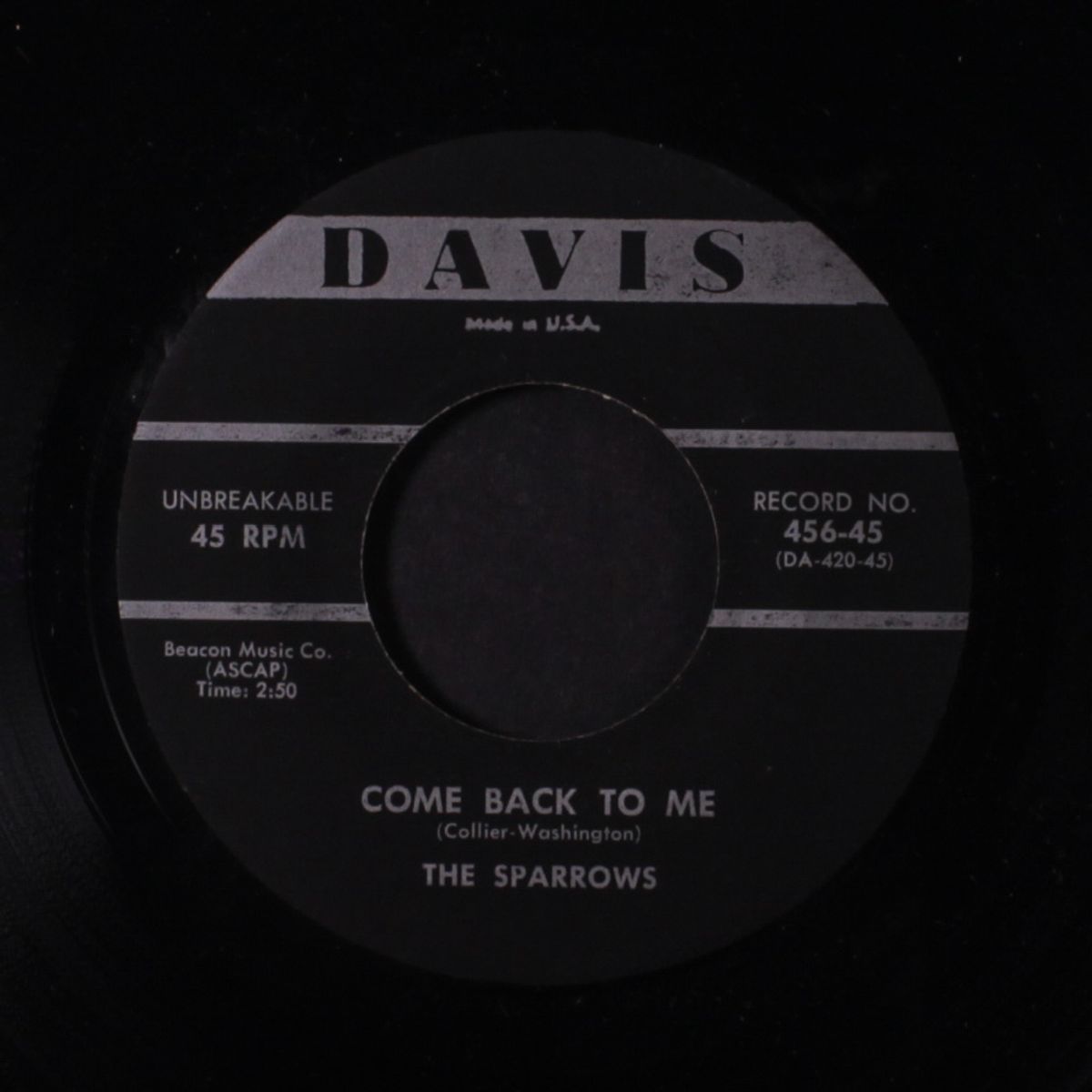 love me tender / come back to me by SPARROWS