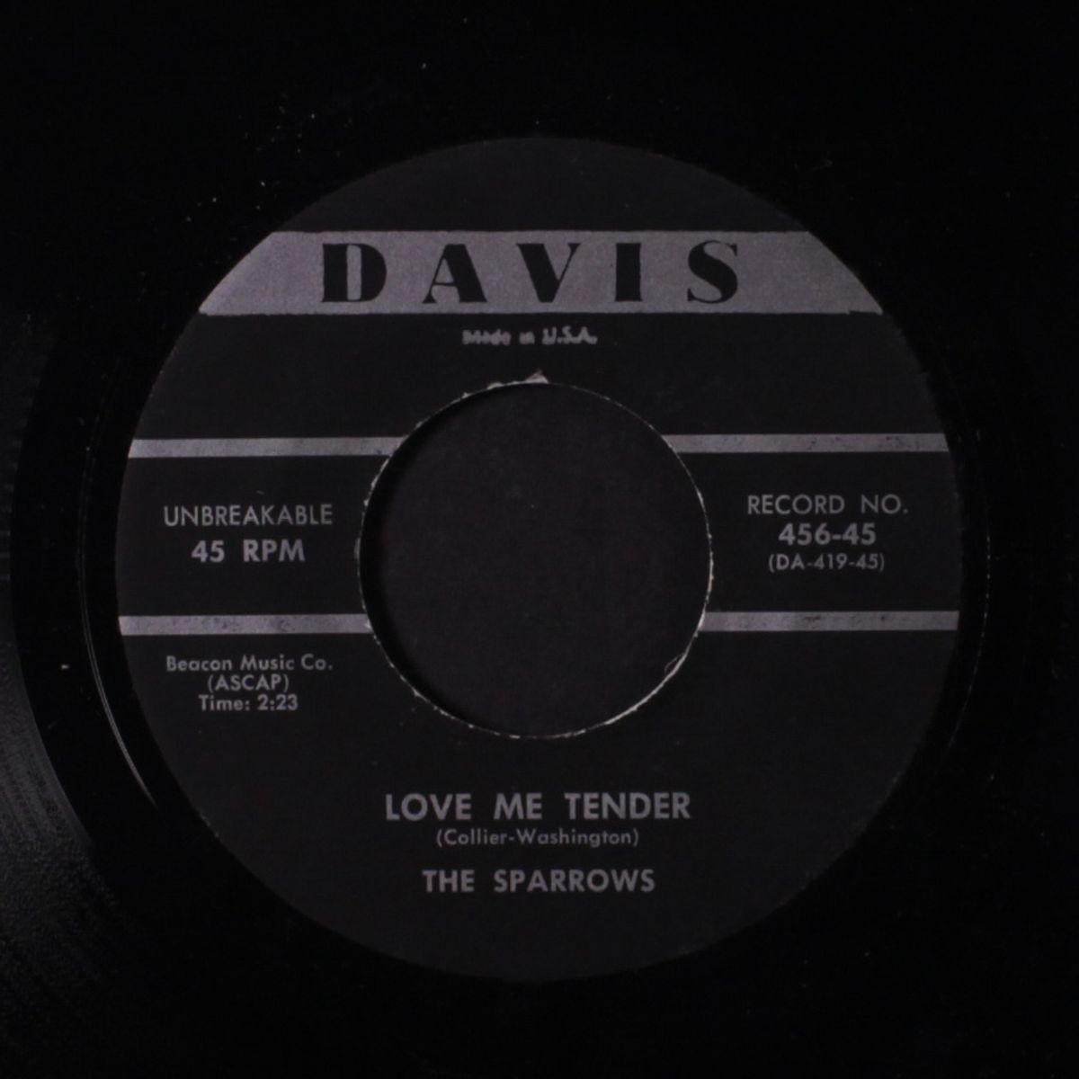 love me tender / come back to me by SPARROWS