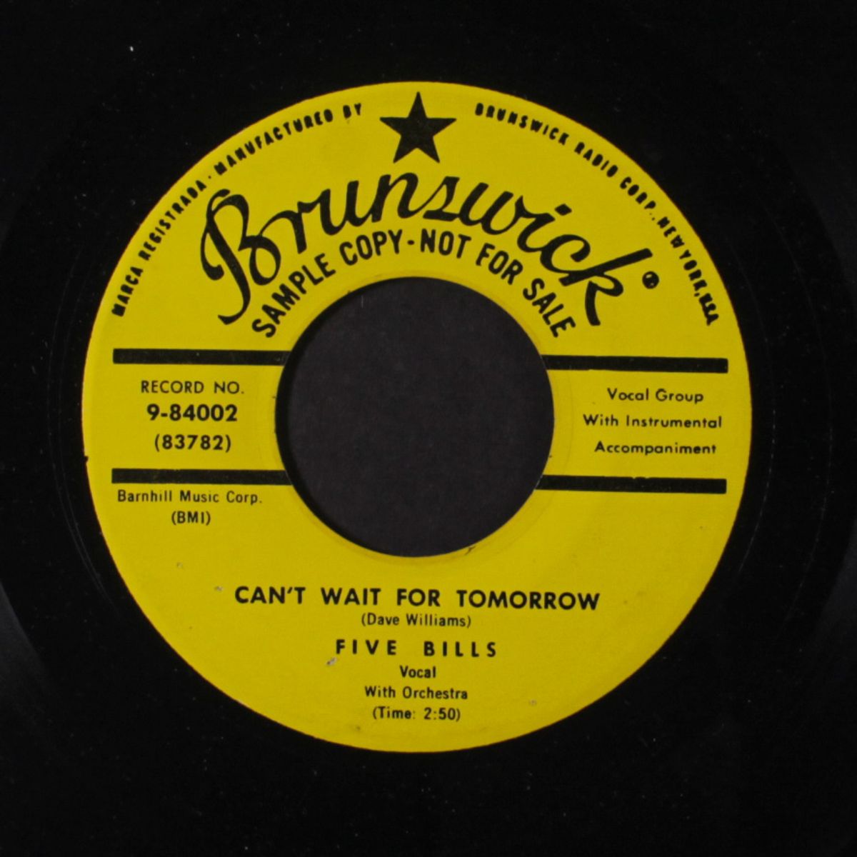 can't wait for tomorrow by FIVE BILLS