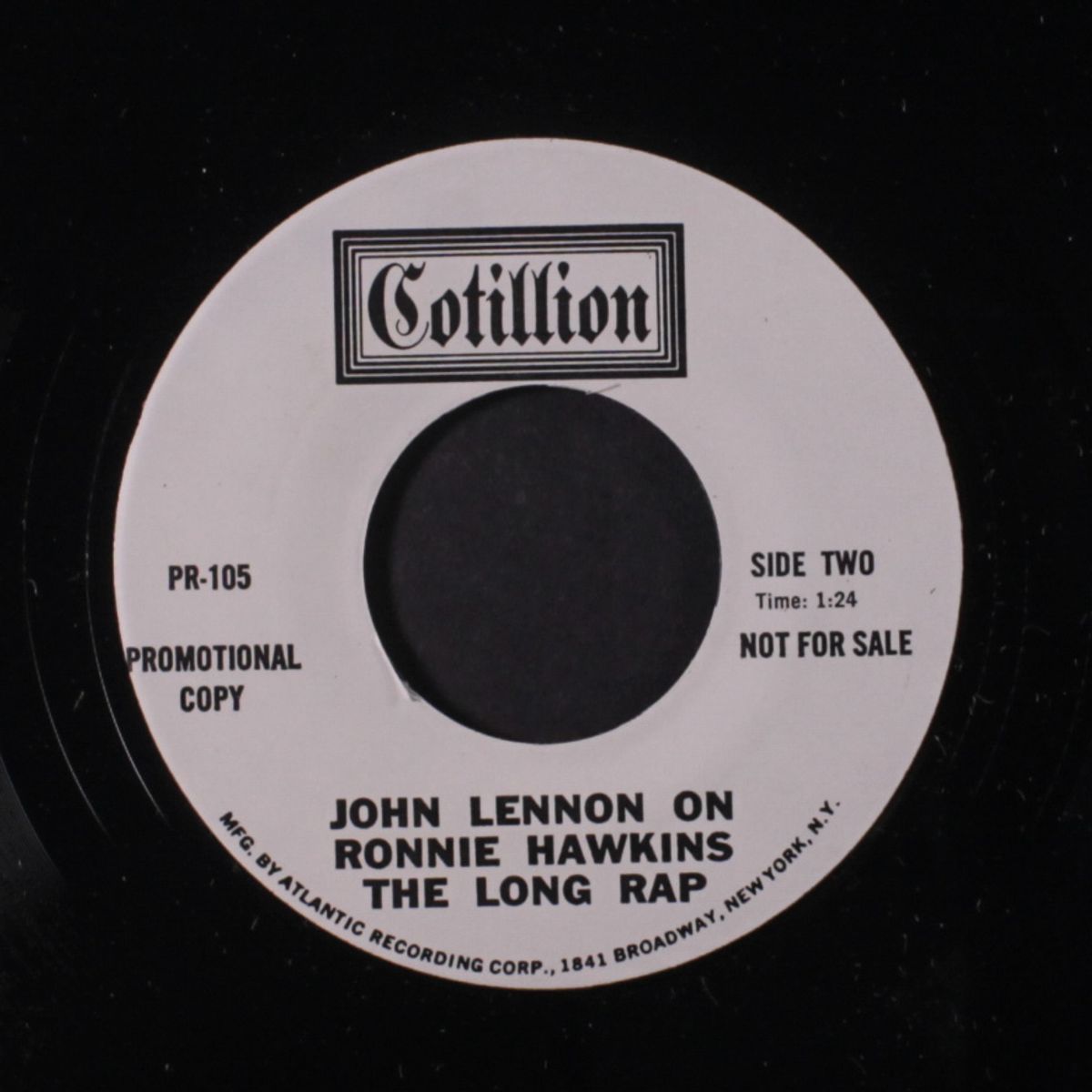 on ronnie hawkins, the long rap / the short rap by JOHN LENNON