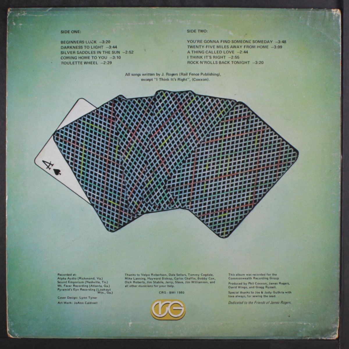 beginners luck by JAMES ROGERS
