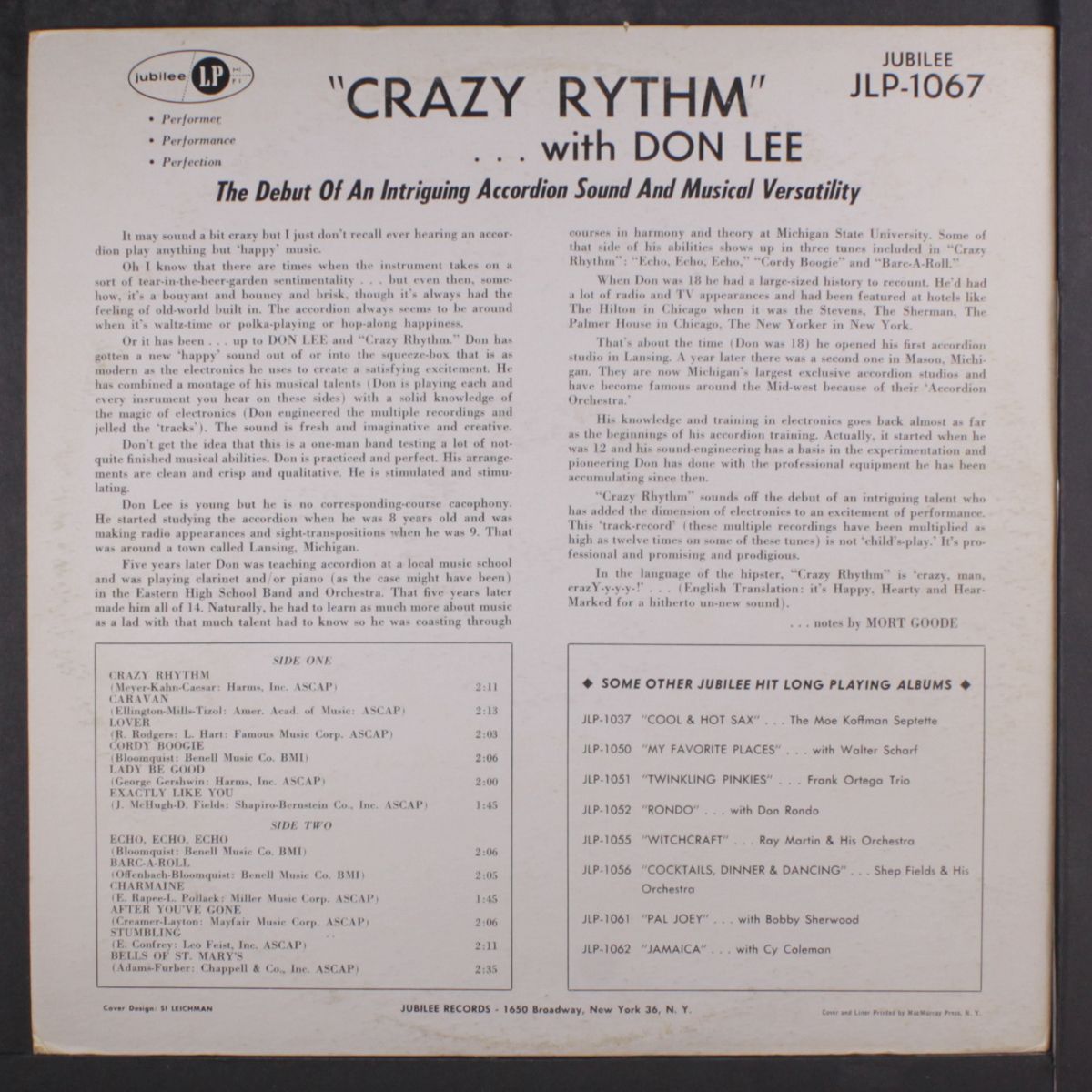 crazy rhythm by DON LEE