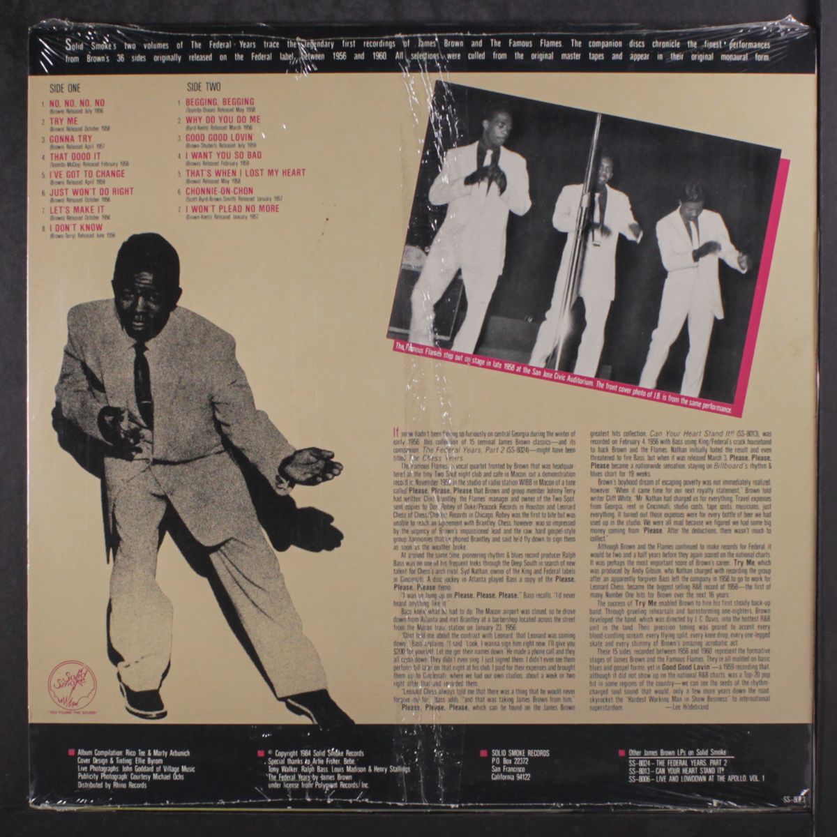 the federal years, part 1 by JAMES BROWN