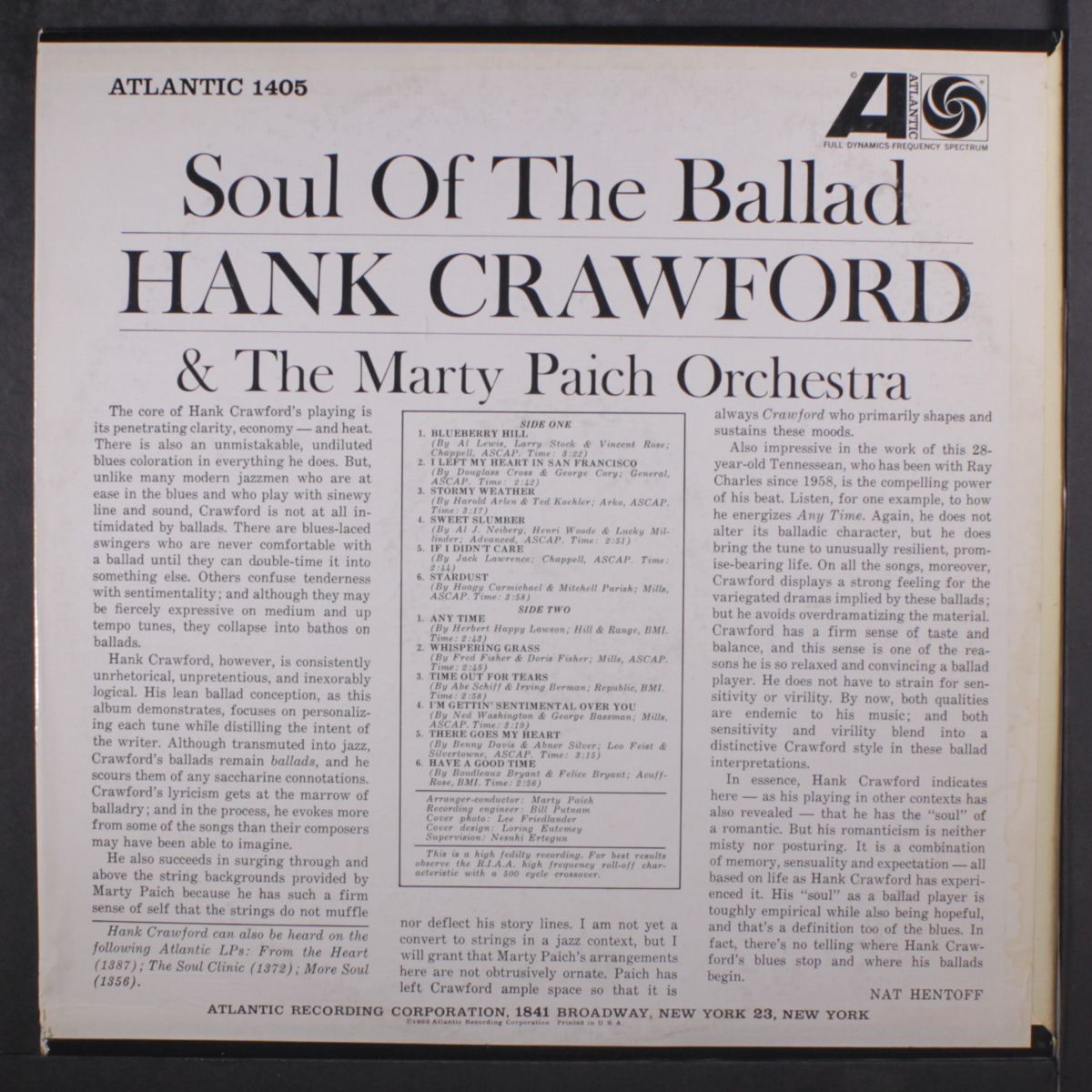 soul of the ballad by HANK CRAWFORD
