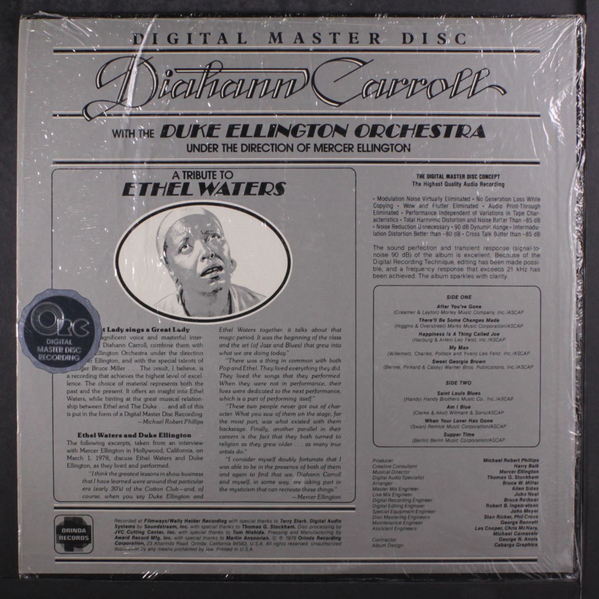 a tribute to ethel waters by DIAHANN CARROLL