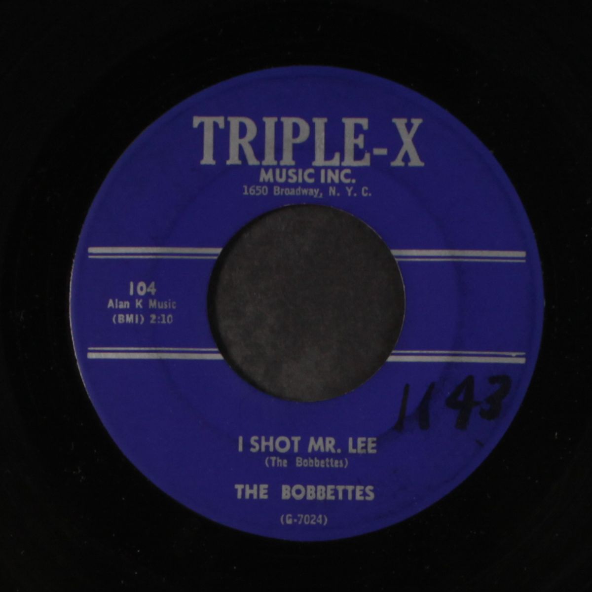 i shot mr. lee / billy by BOBBETTES