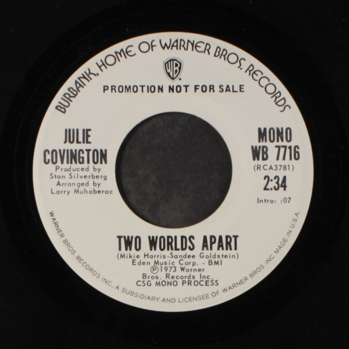 two worlds apart / mono by JULIE COVINGTON