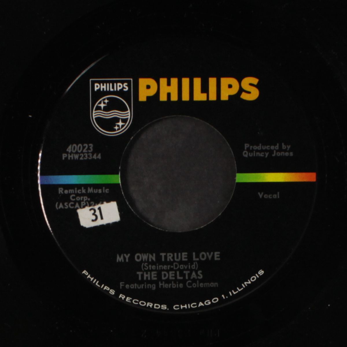 my own true love / hold me, thrill me, kiss me by DELTAS