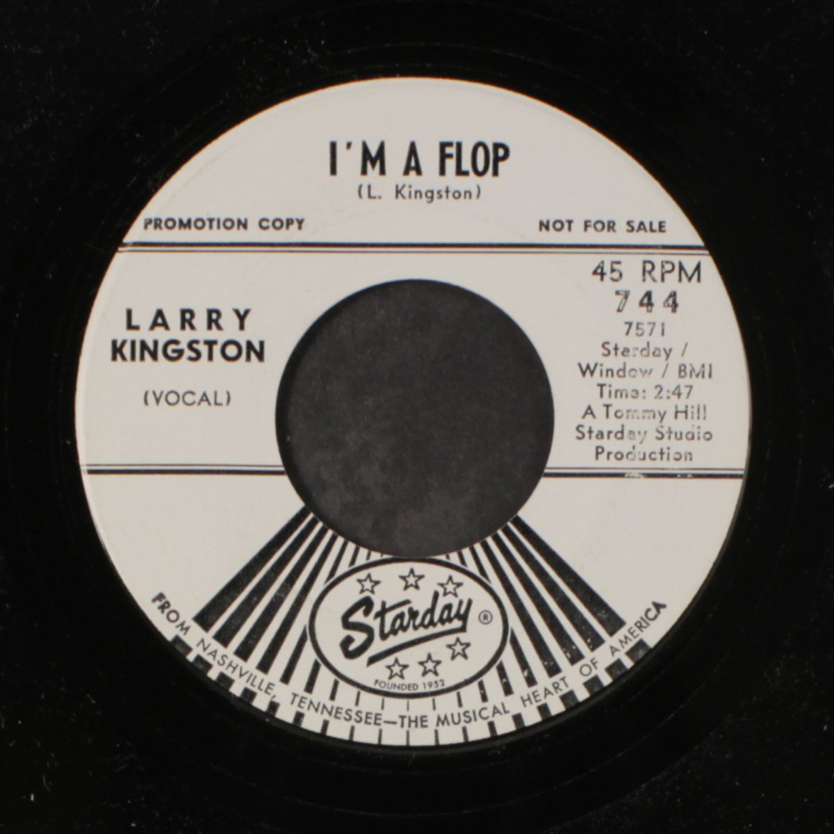 i'm a flop / foot in my mouth by LARRY KINGSTON