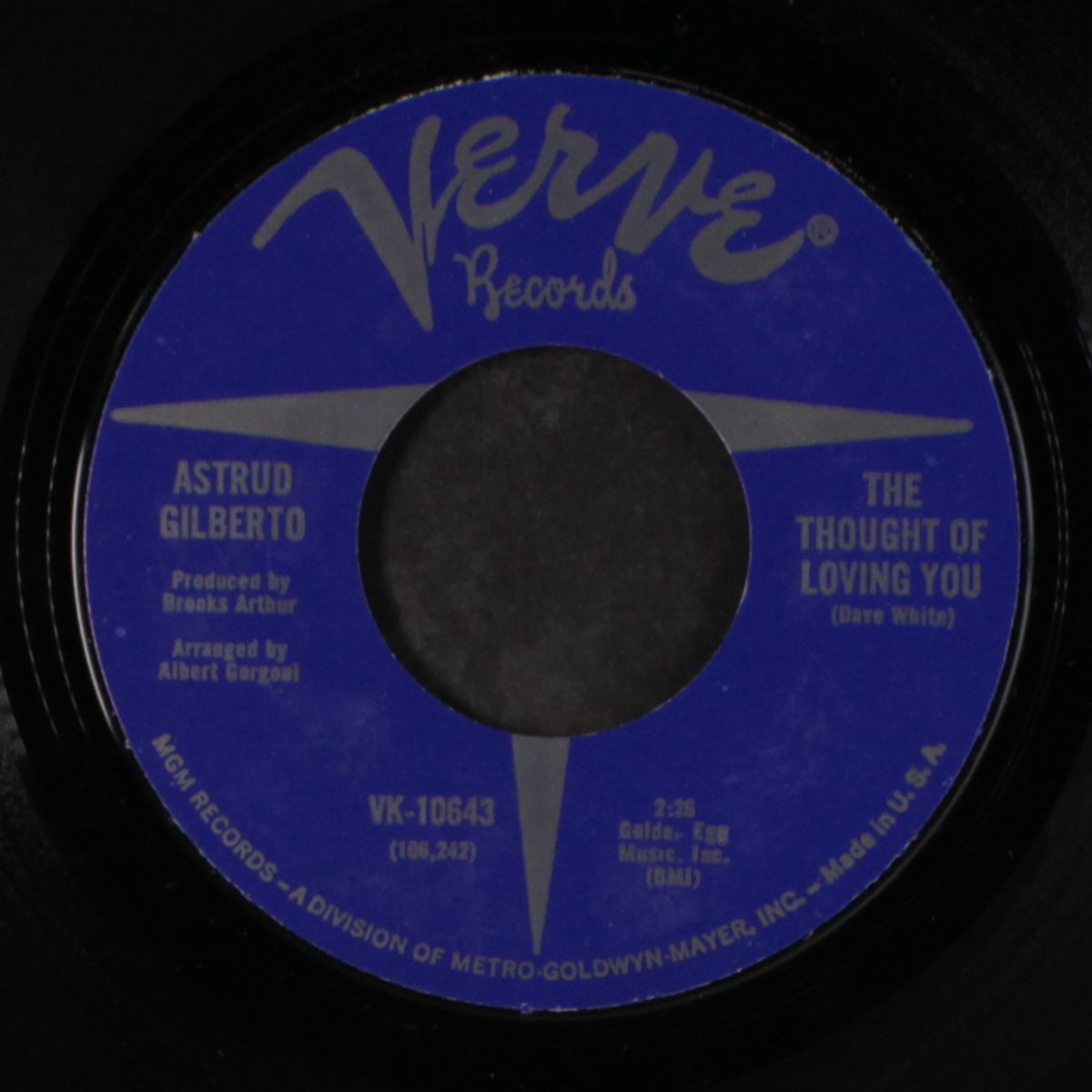 a time for us / the thought of loving you by ASTRUD GILBERTO