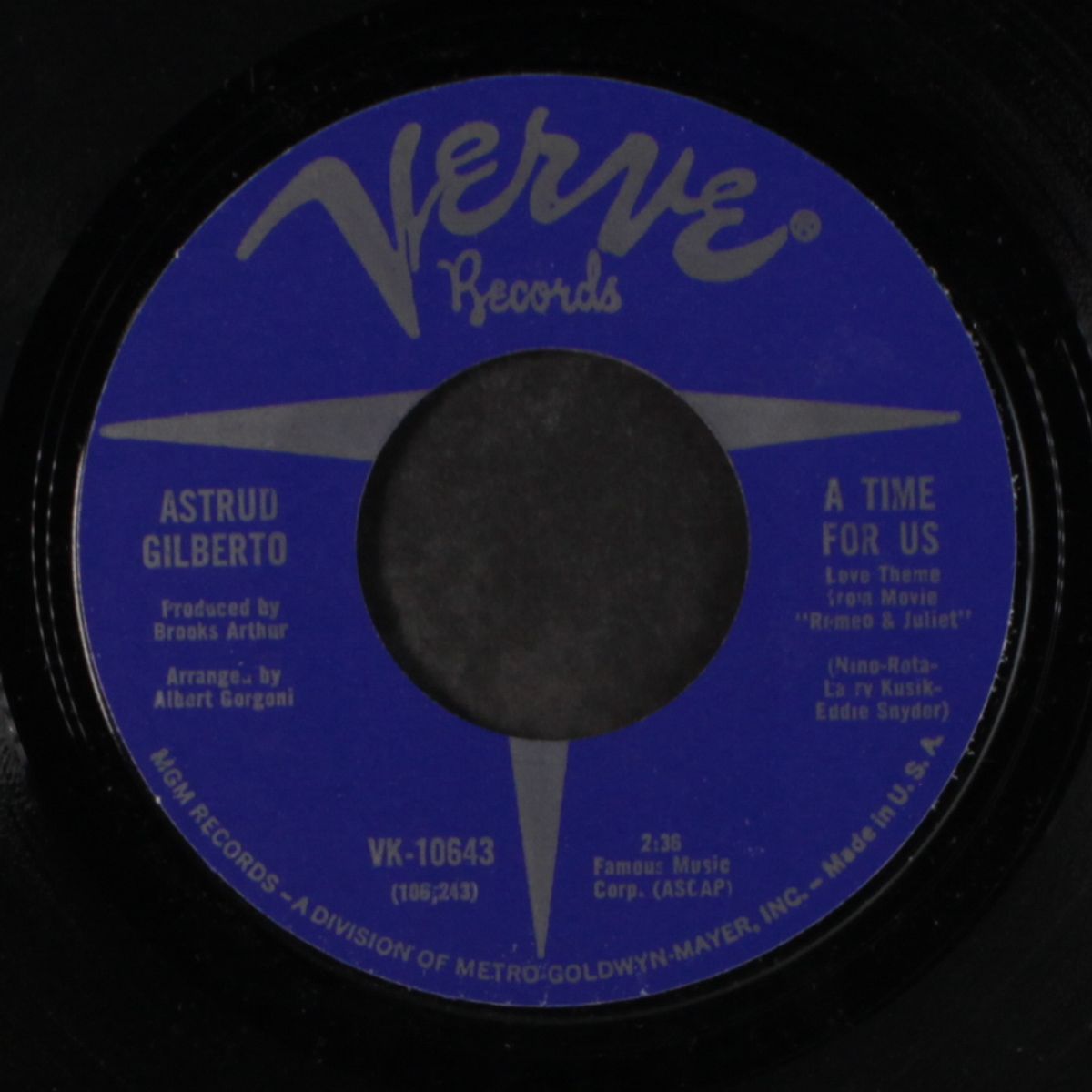 a time for us / the thought of loving you by ASTRUD GILBERTO