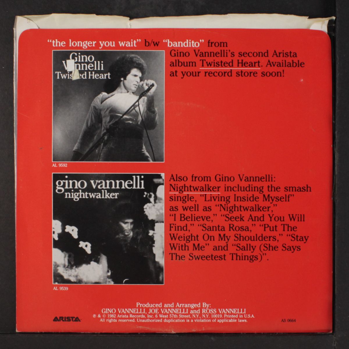 the longer you wait / mono by GINO VANNELLI