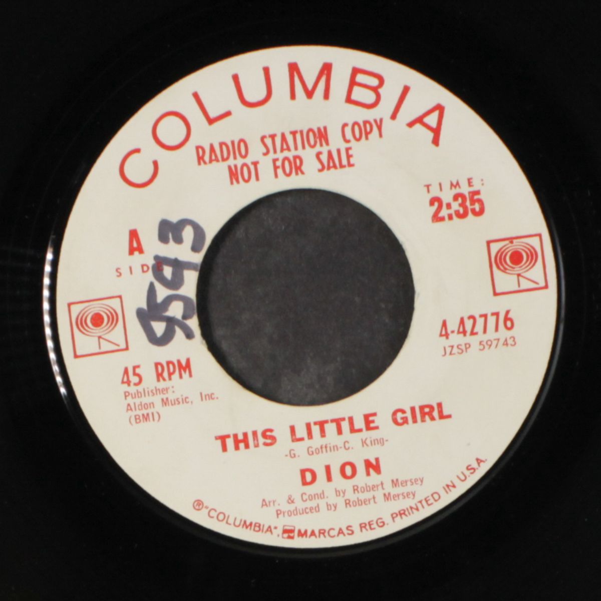 this little girl / the loneliest man in the world by DION