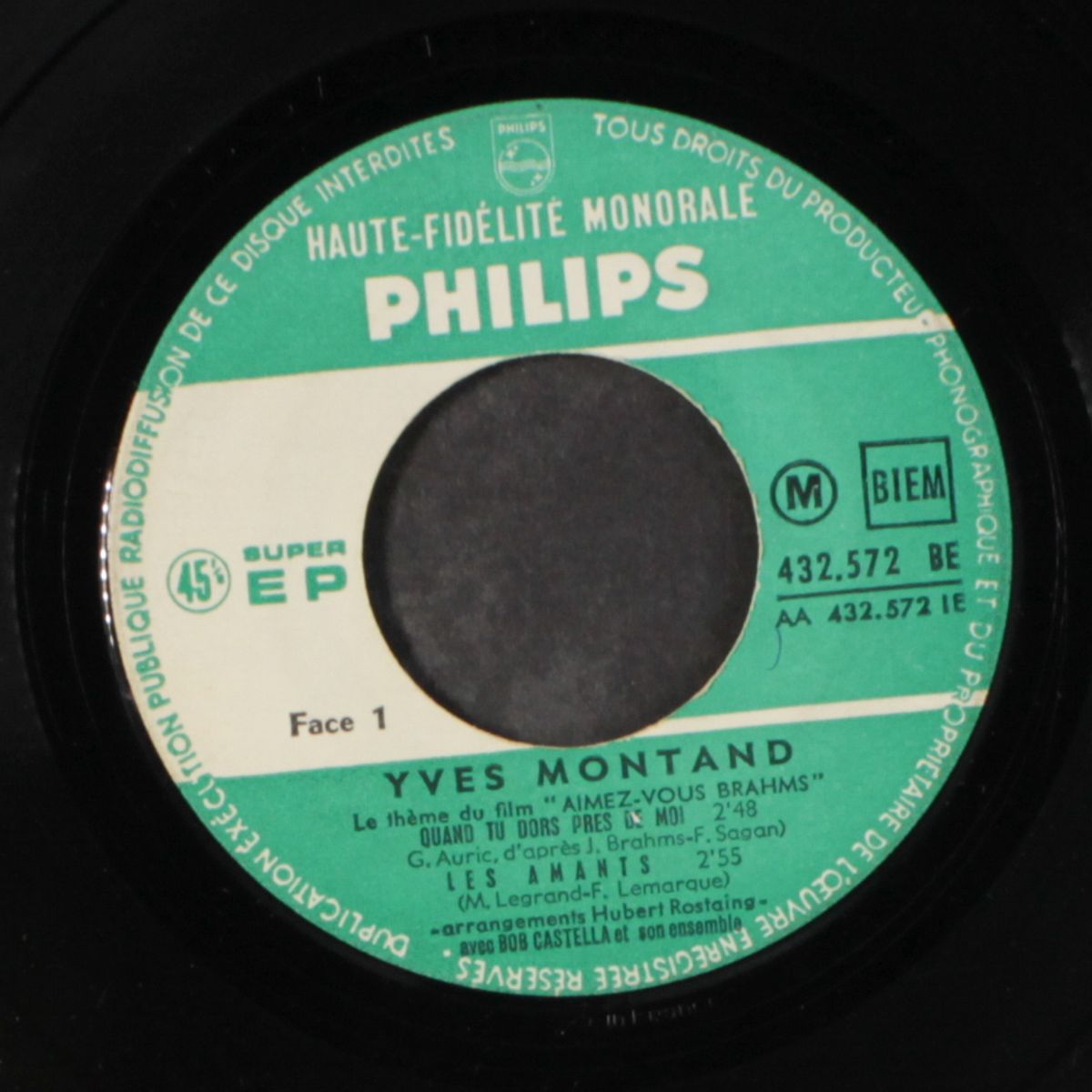 aimez-vous brahms by YVES MONTAND