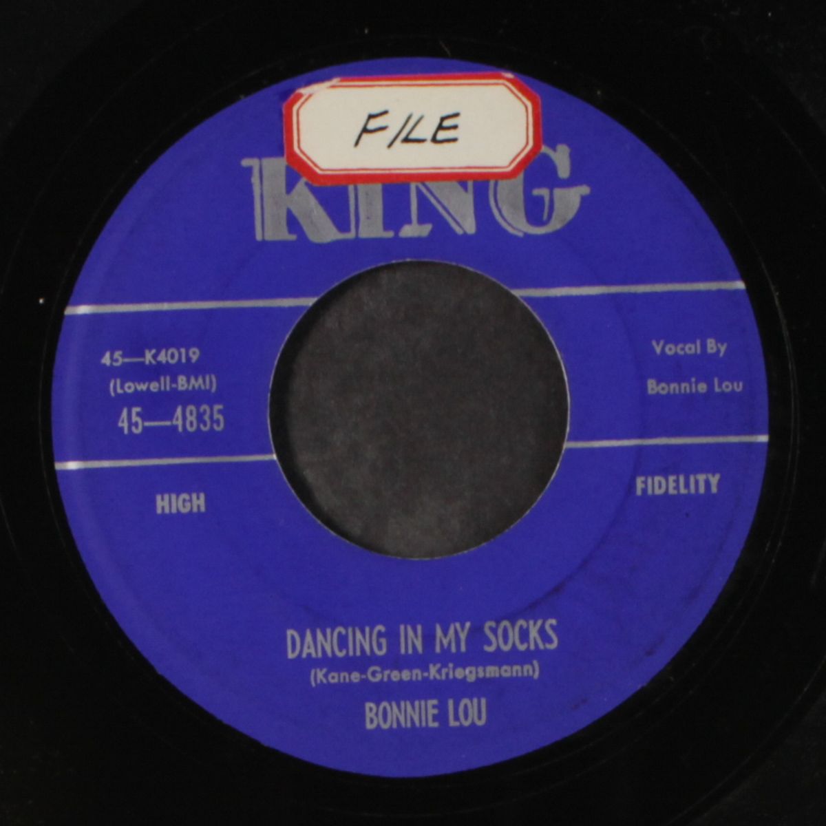 dancing in my socks / daddy o by BONNIE LOU