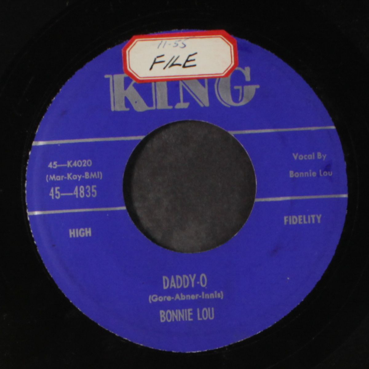 dancing in my socks / daddy o by BONNIE LOU
