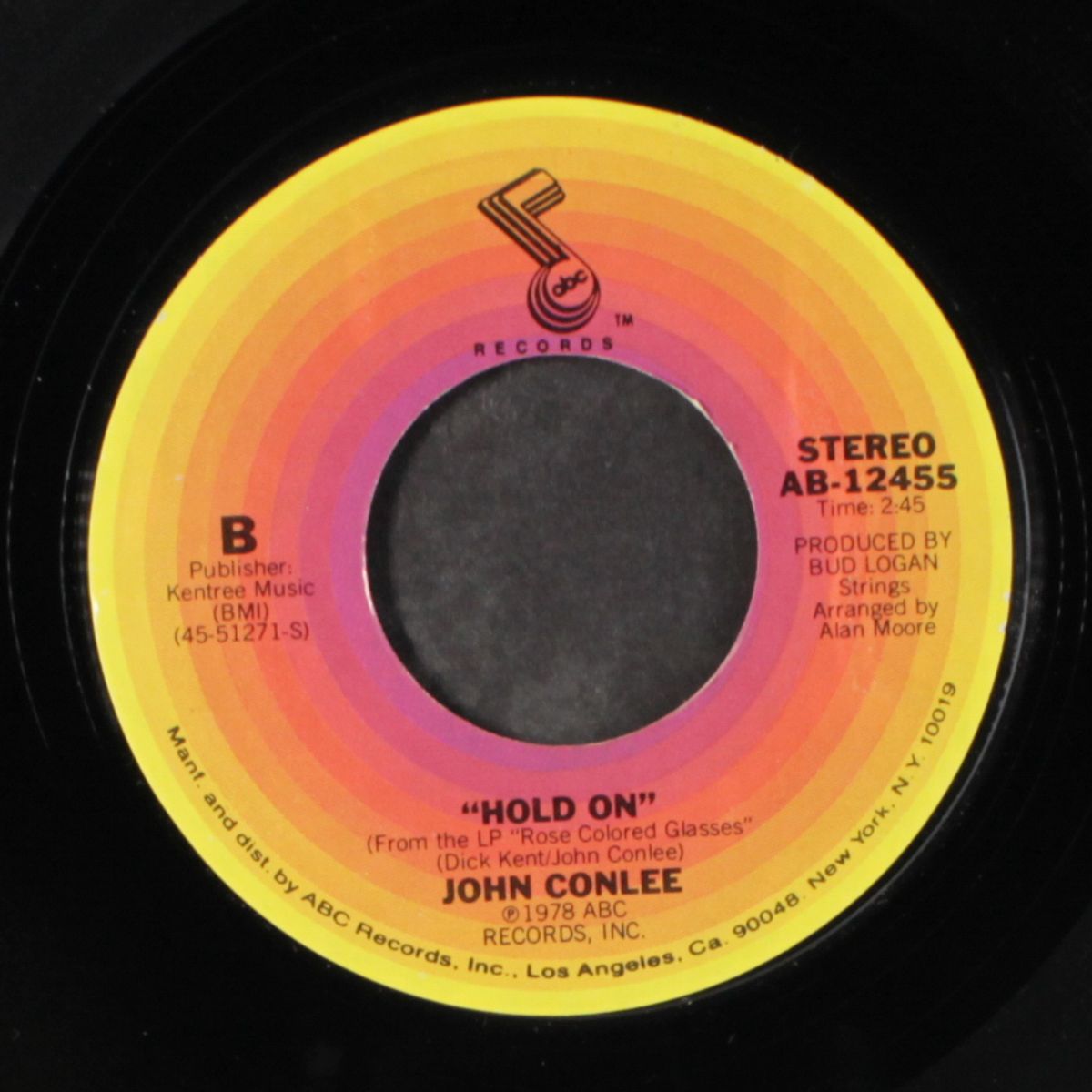 backside of thirty / hold on by JOHN CONLEE