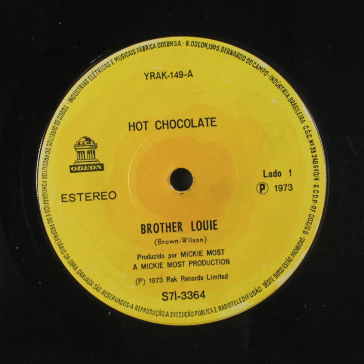 brother louie / i want to be free by HOT CHOCOLATE