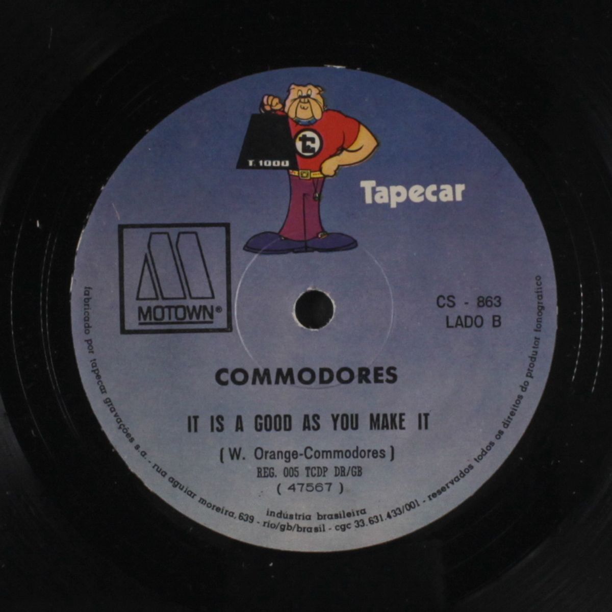 i feel satisfied / it is a good as you make it by COMMODORES